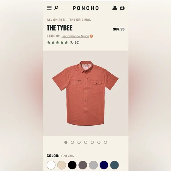 Poncho Outdoors Short Sleeve Shirts - Picture 4 of 6